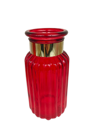 Red Glass Vase