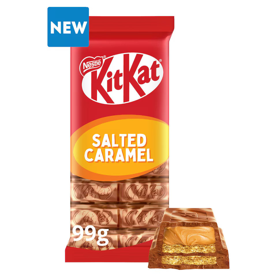 KitKat Salted Caramel Chocolate Sharing Bar – 99g