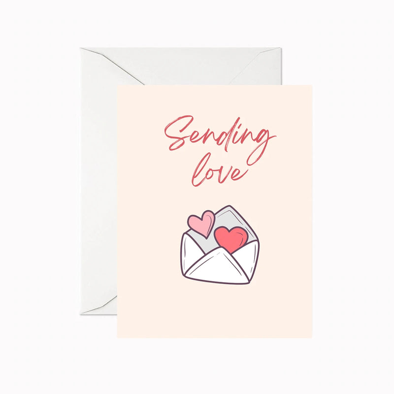 Sending Lots Of Love Greeting Card