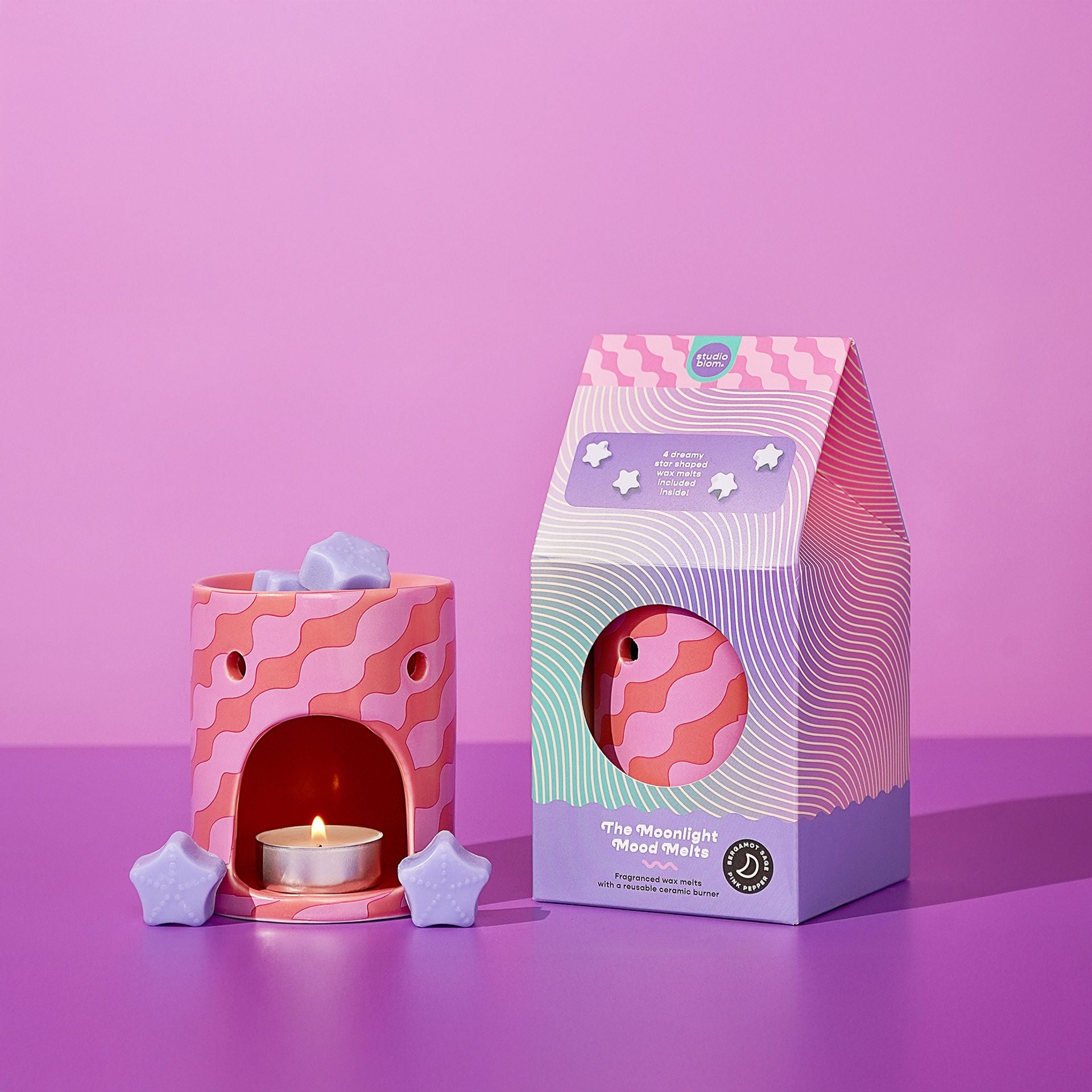 Studio Blom “Dream Big” Wax Melt Burner & Melts Gift Set