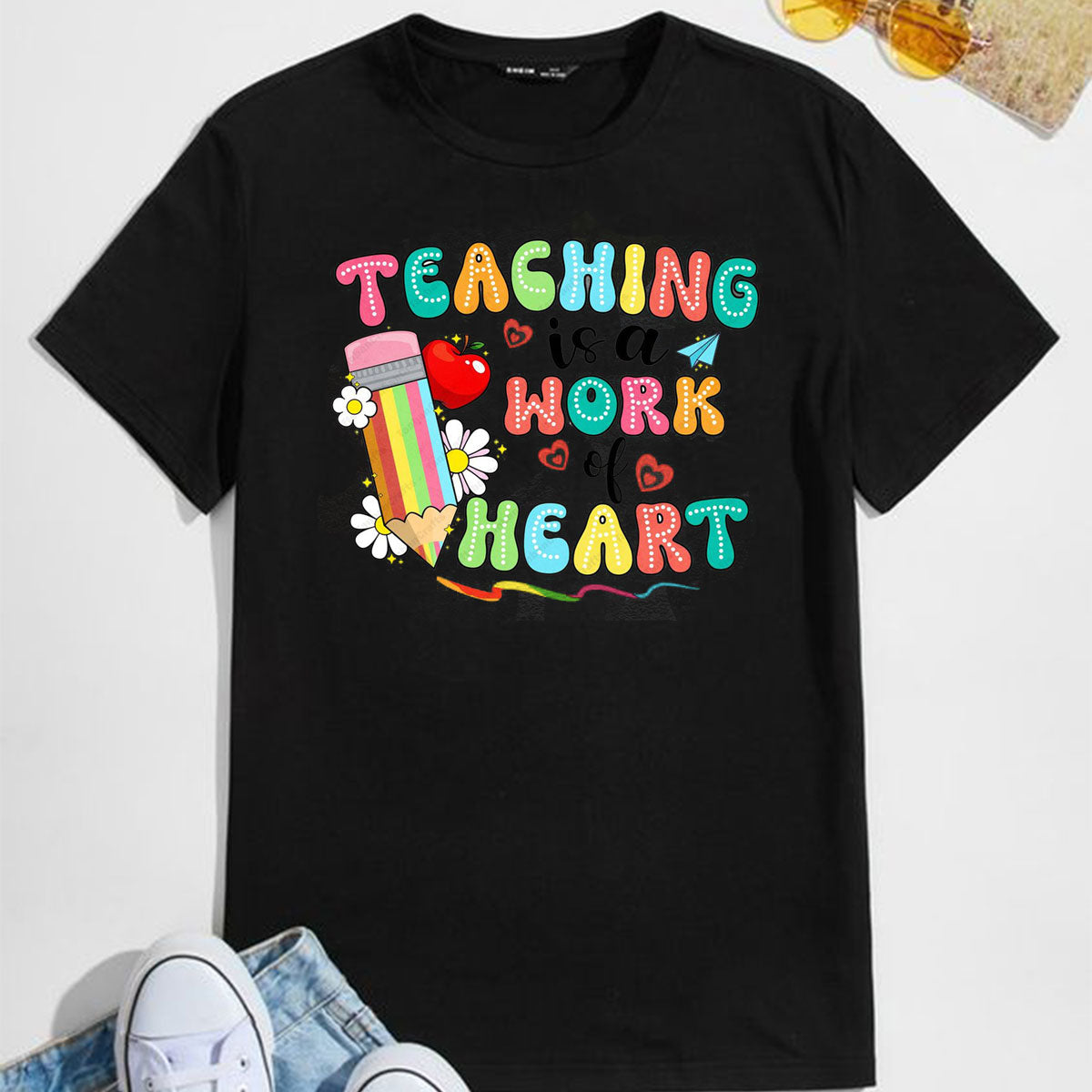 Work Of Heart Teachers T-shirt
