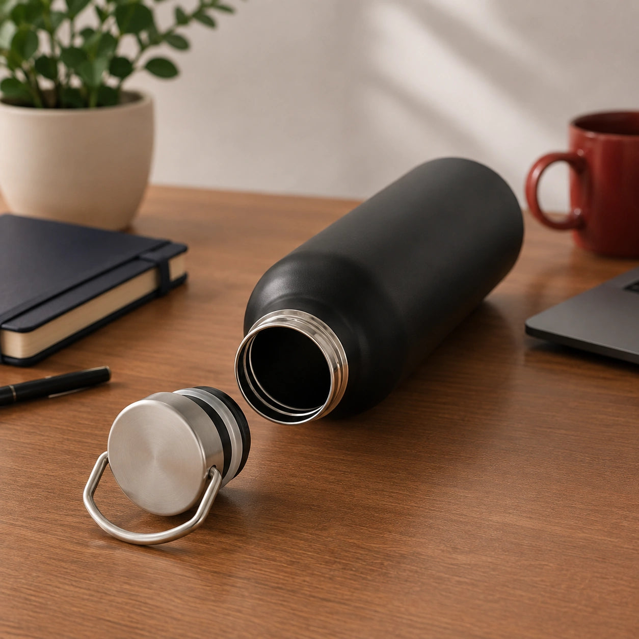 32oz Insulated Wide-Mouth Stainless Steel Water Bottle
