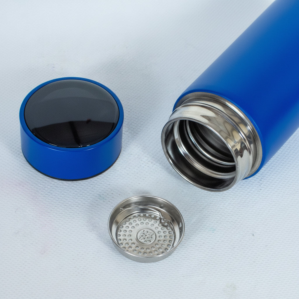 Notebook Gift Set – A5 Notebook, 500 ml Bottle, Umbrella & Accessories Set Black & Blue