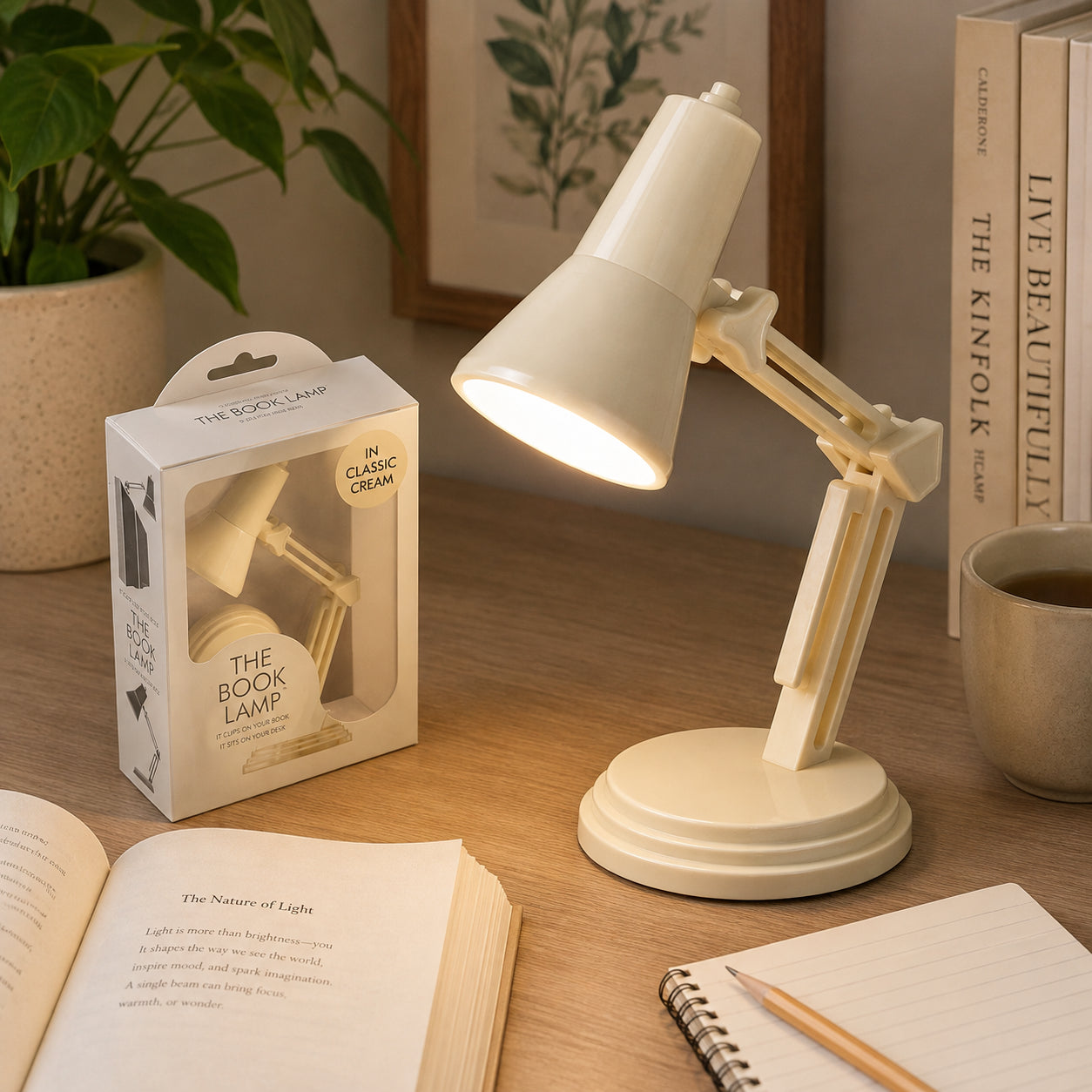 The Book Lamp – LED Reading ; Study Desk Lamp