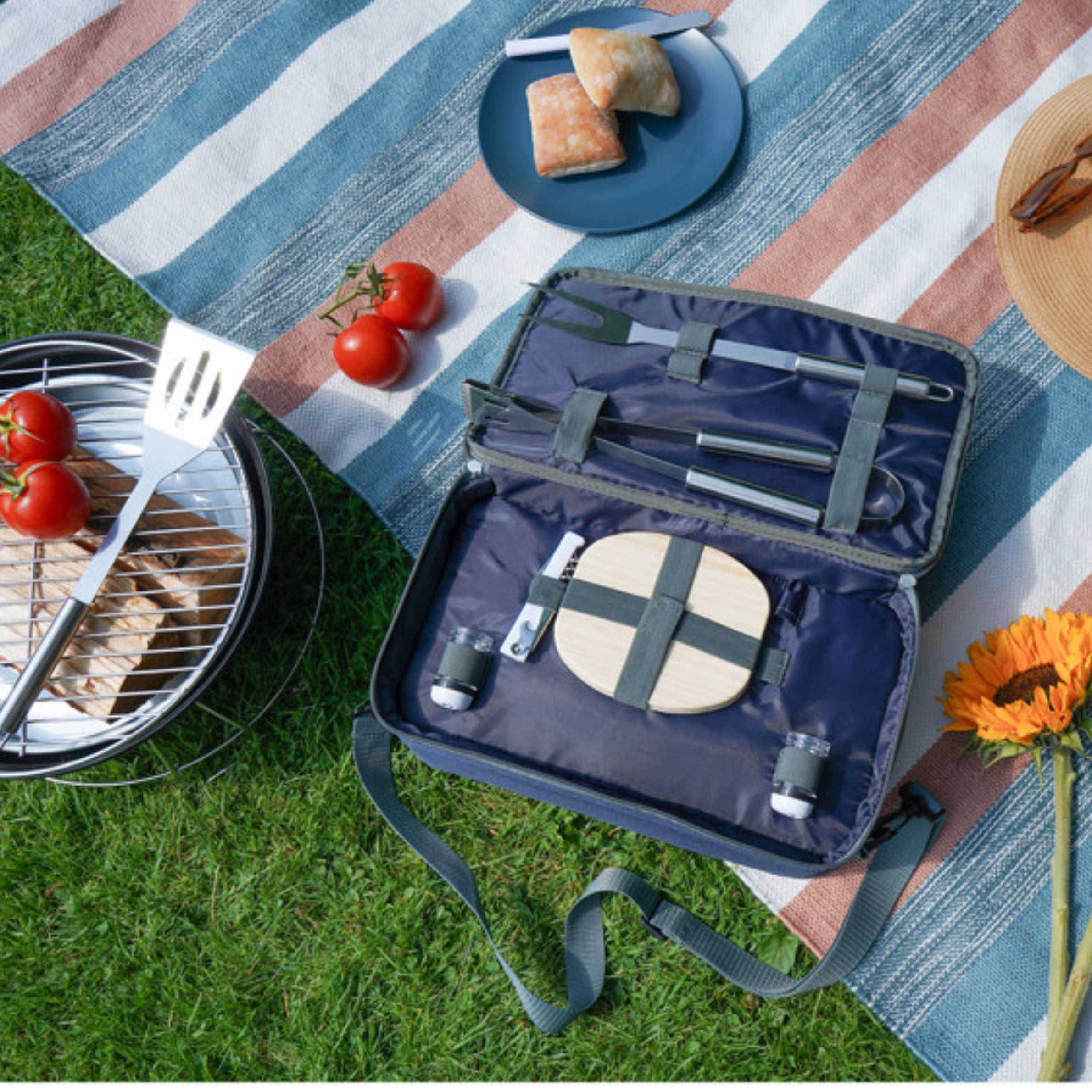 Country Living BBQ Set and Bag