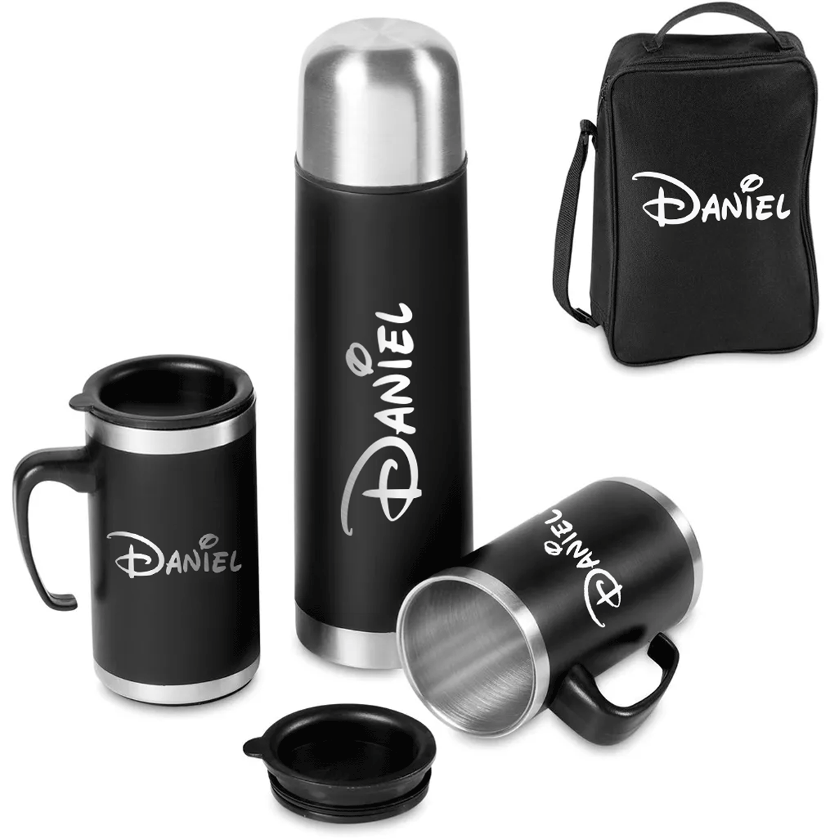 Cardinal Stainless Steel Vacuum Flask & Mug Set