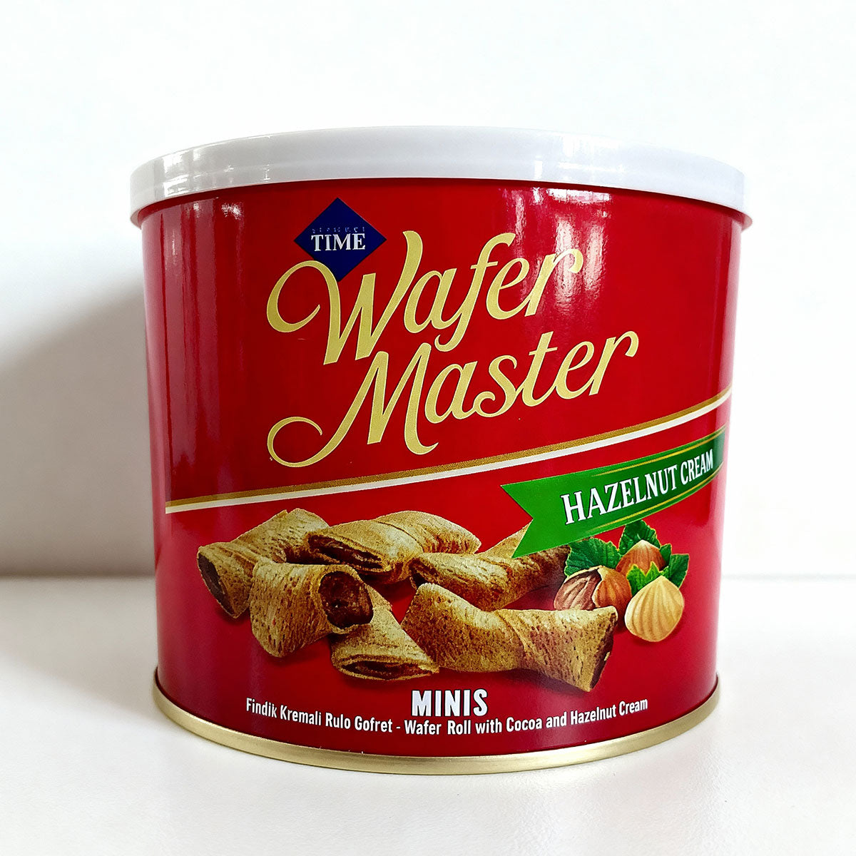 Wafer Master Minis Hazelnut Cream Tin 120g
