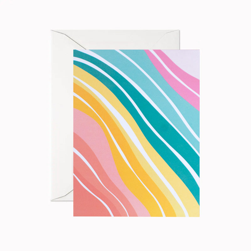 Colourful Rainbow Greeting Card