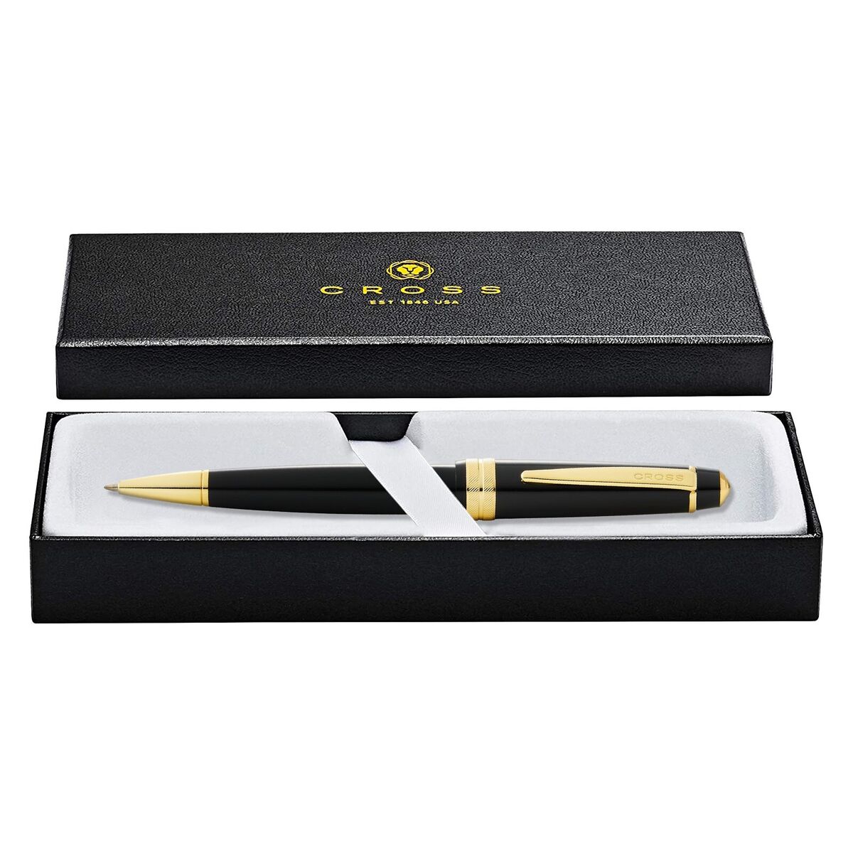 Cross Bailey Light™ Black Resin & Gold-Tone Ballpoint Pen