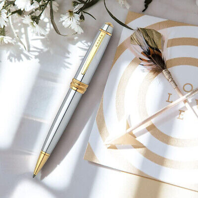 Cross Coventry® Polished Chrome & Gold Ballpoint Pen