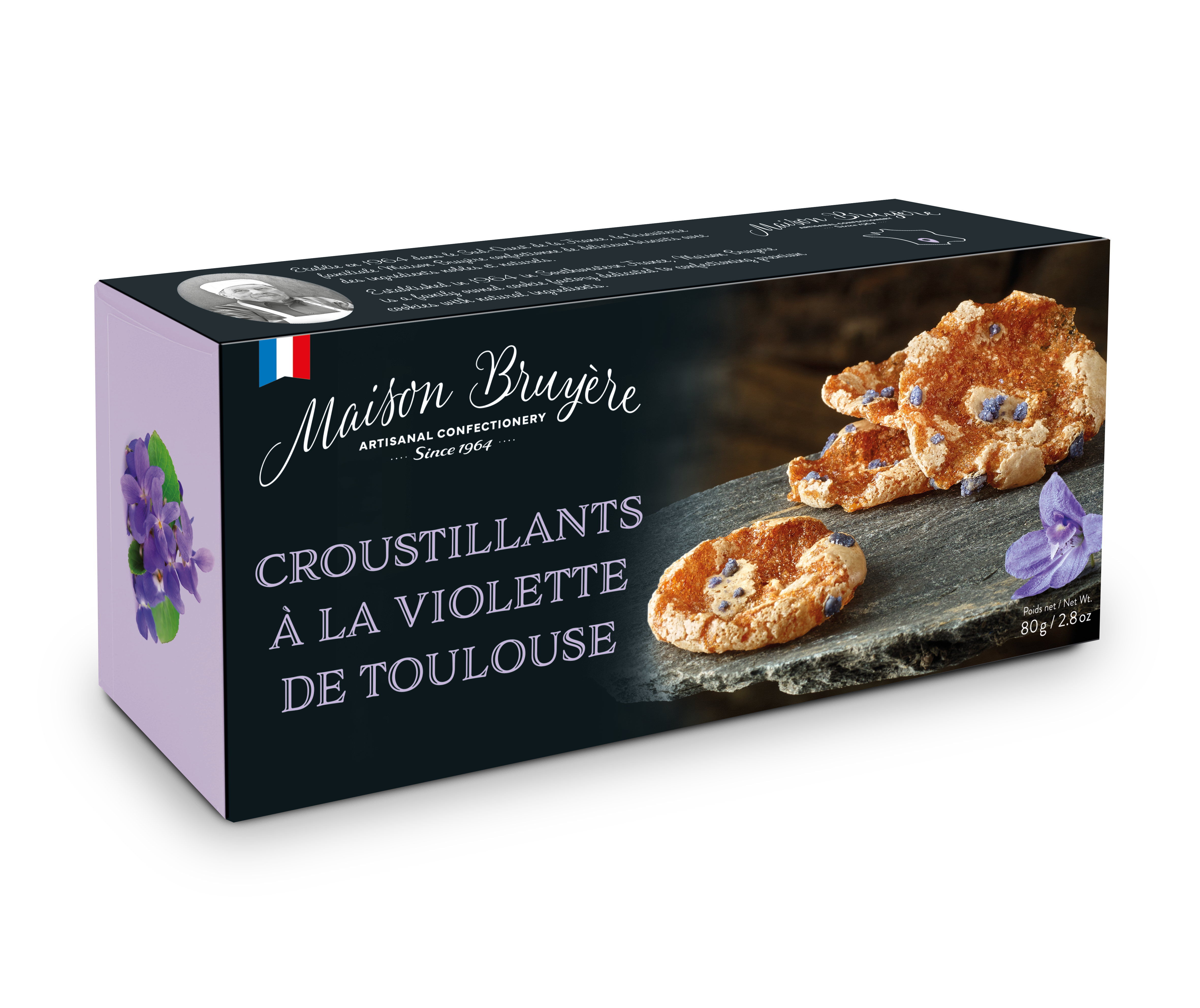 Maison Bruyere Croustillants a la Violette 100g