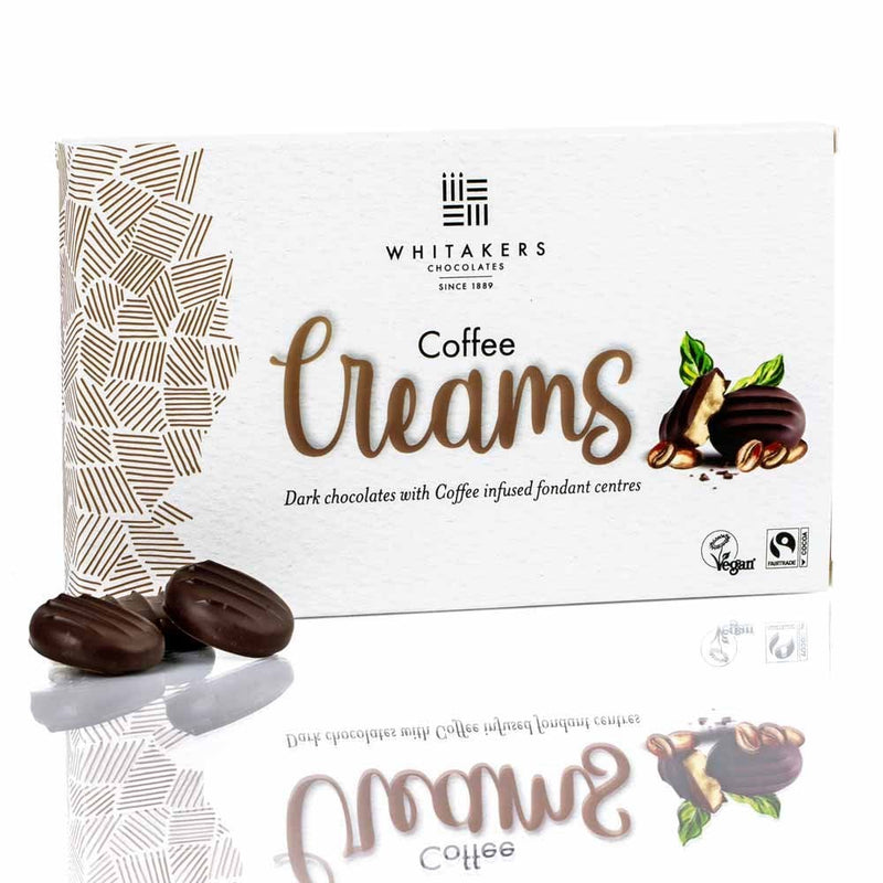 Whitakers Dark Chocolate Coffee Fondant Creams Box - 150g