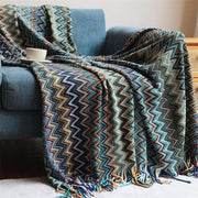 Deco Chevron Bohemian Blanket – 127 x 180 cm