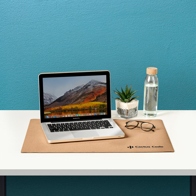 Personalized Desk Mat – Large Cork Desk Pad