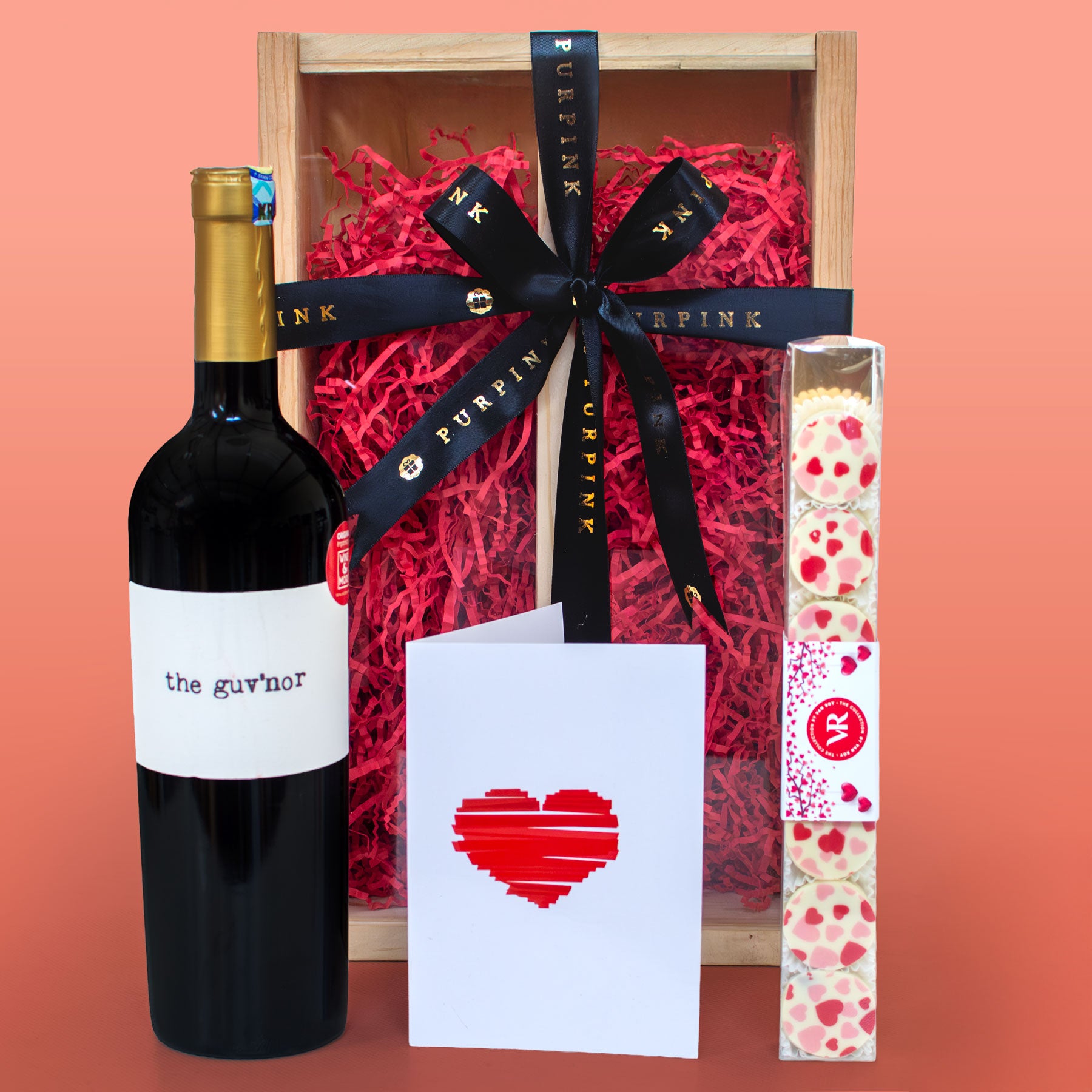 Her Sweet Essentials – Red Wine & Chocolate Gift Set