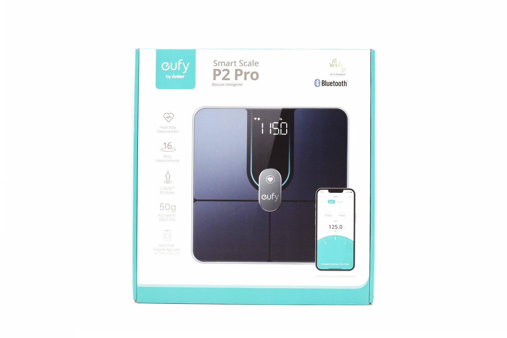 Eufy Smart Scale P2 Pro – Body Composition Smart Scale (Black)