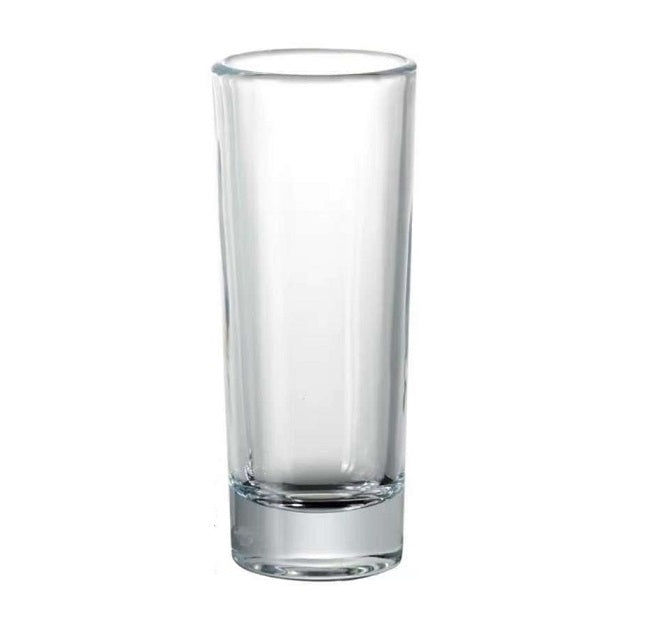 Clear glass tumbler for cocktails and mocktails