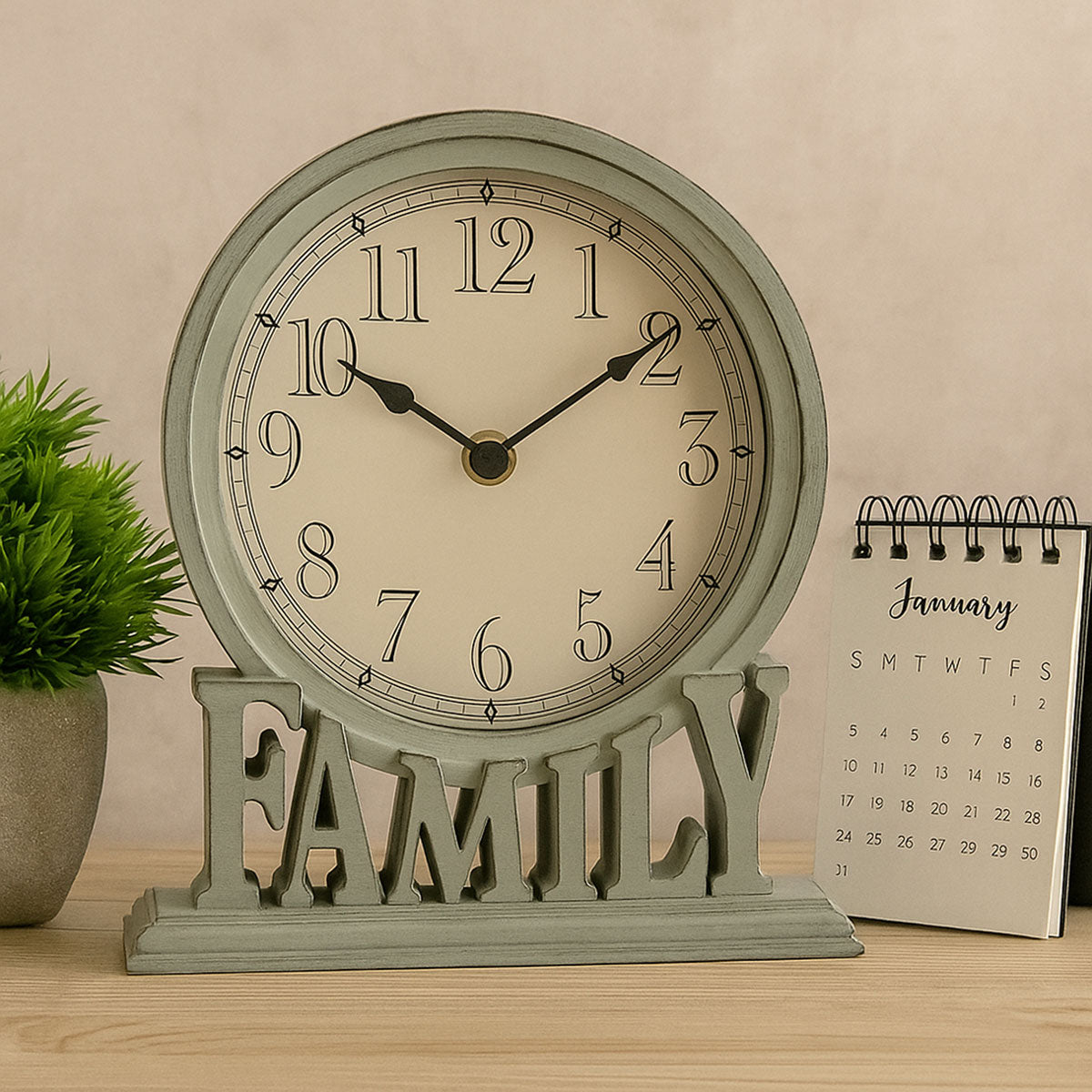 Hometime Mantel Clock – Family – Purpink Gifts Ltd