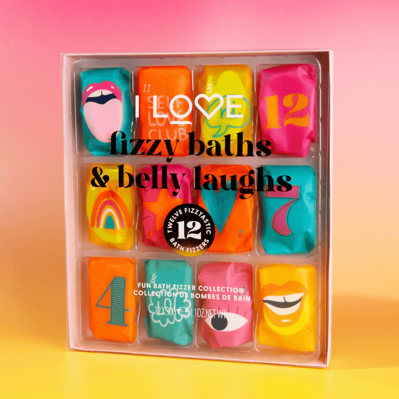 I LOVE Fizzy Baths & Belly Laughs 12 Fizzers