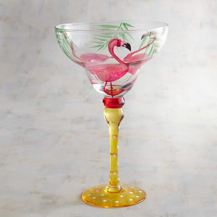 Tropical Margarita Glass set - Hand-Painted