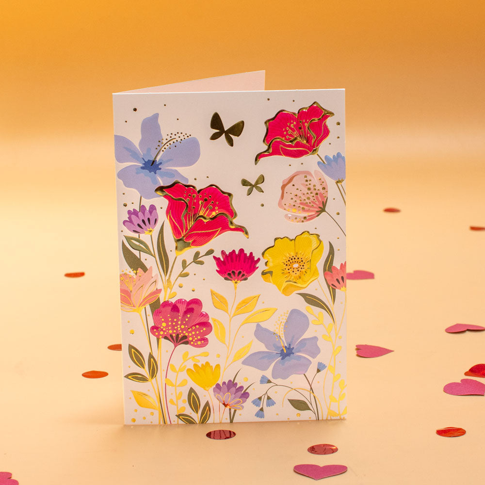 Blooming Harmony Greeting Card