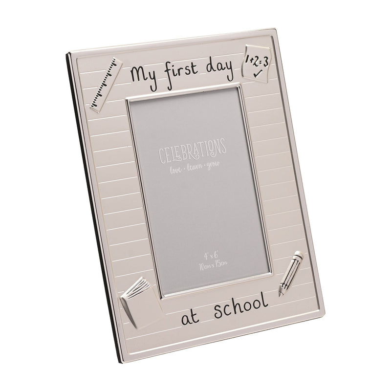 My First Day At School Photo Frame - 4"x6"