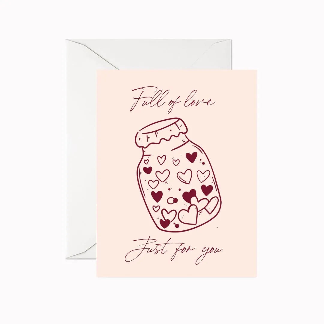 Full Of Love Greeting Card