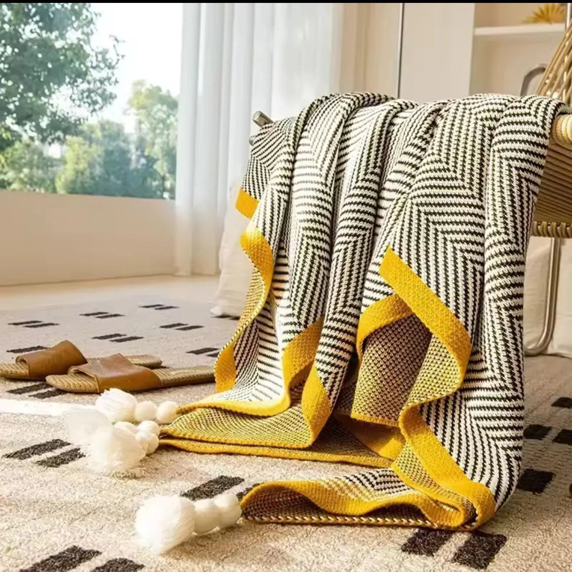 The Golden Hour Throw Blanket