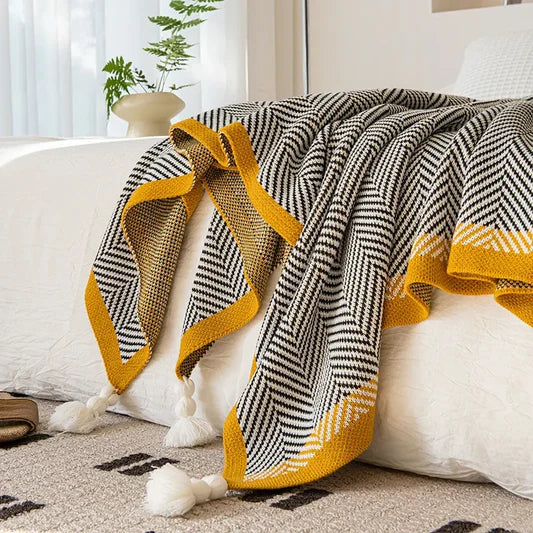 The Golden Hour Throw Blanket