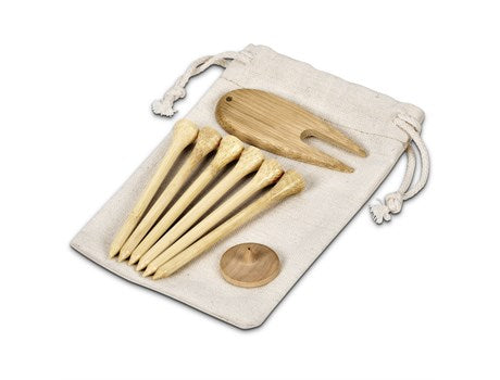 Bamboo Golf Accessories Set