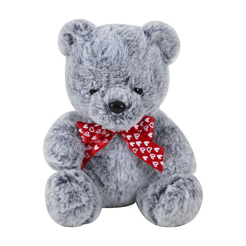Assorted Plush Bear With Love Heart Ribbon