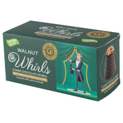 Dark chocolate mint ganache walnut whirls twin pack 90g