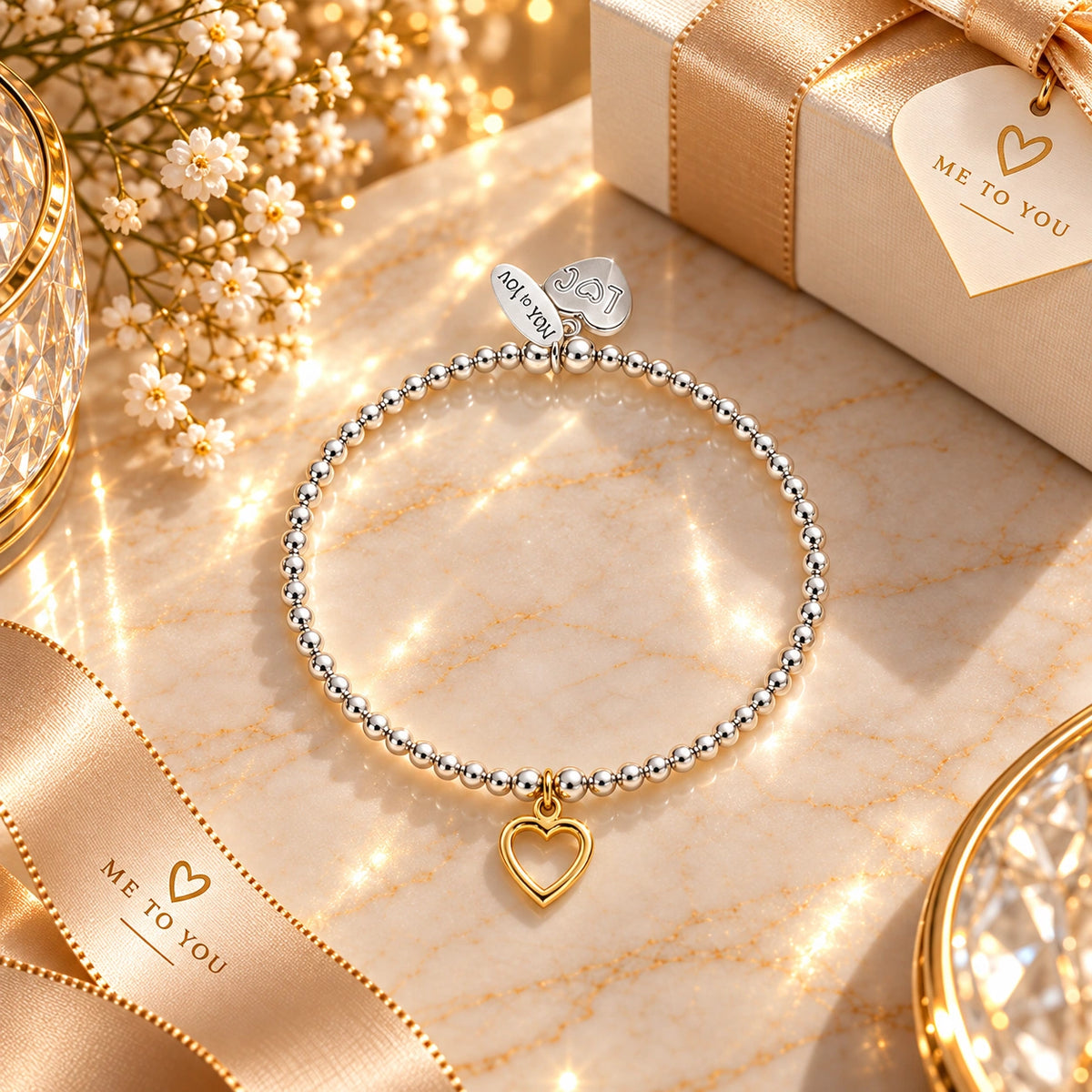 Comforting gift bracelet with heart charm, Kenya