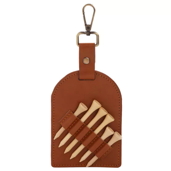 Harvey Makin Golfers Belt Tee Caddy Gift Set – Tan