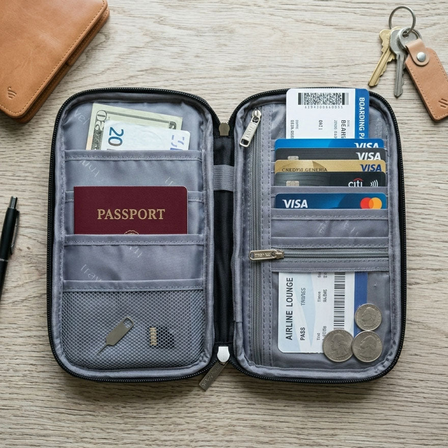 The Voyager Travel Passport & Document Organizer