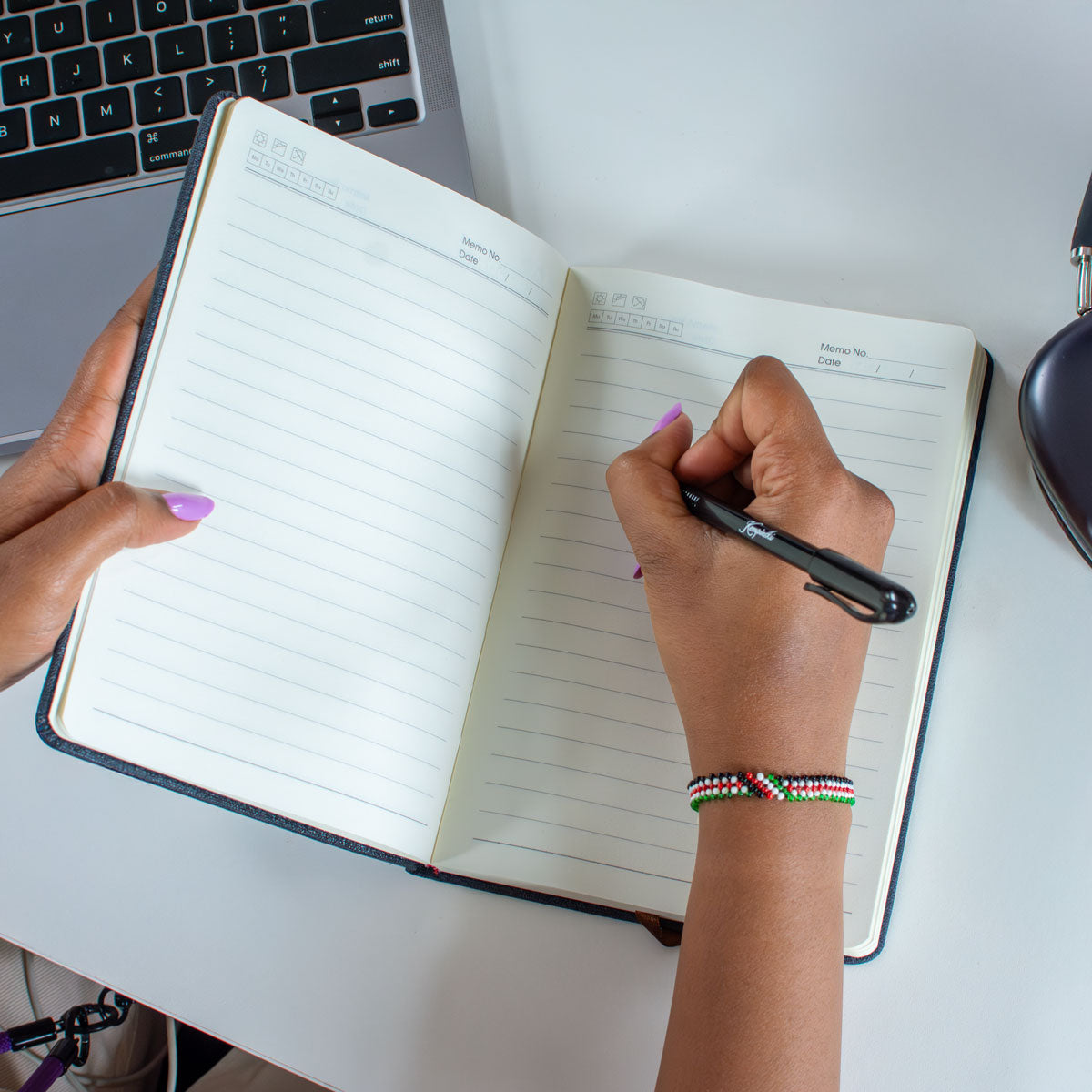 Personalised Mimasu A5 Hard Cover Notebook