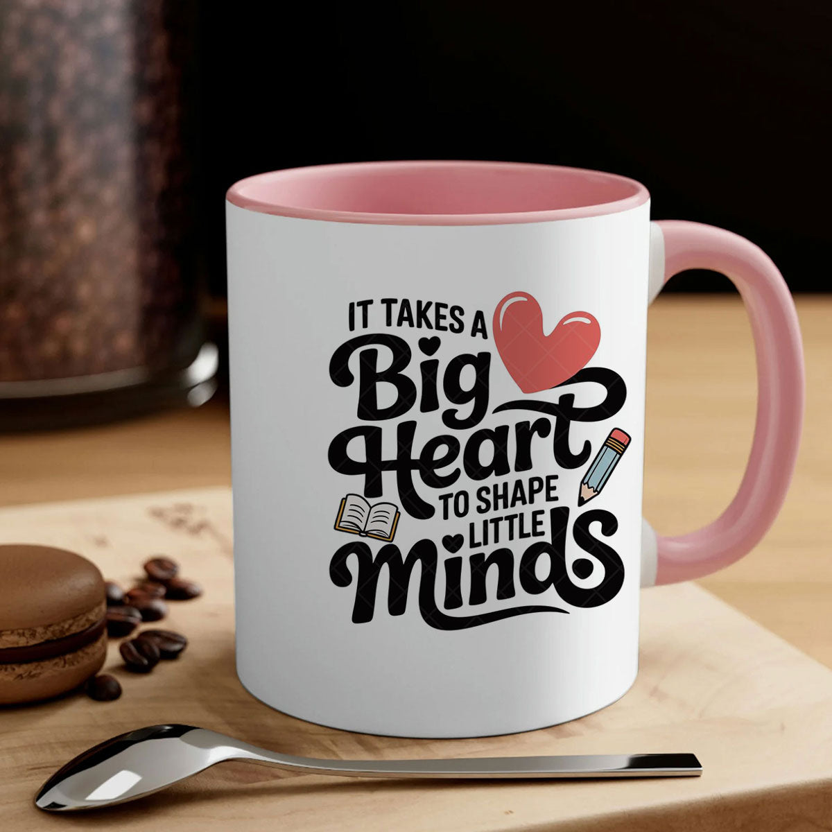 Takes a Big Heart to shape Great Minds Mug- Teachers