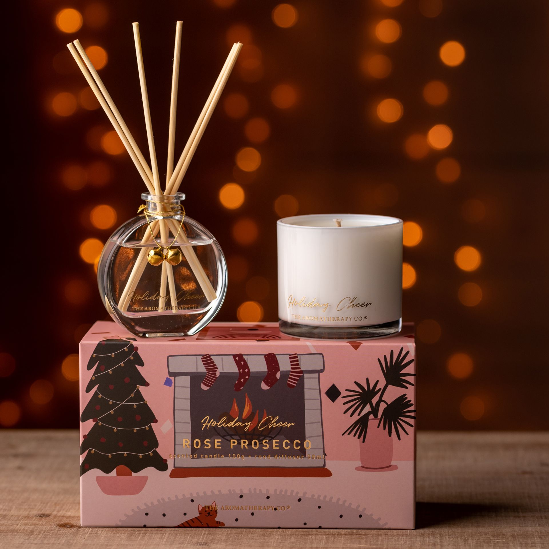 Cheer 50ml Diffuser & 100g Candle Set