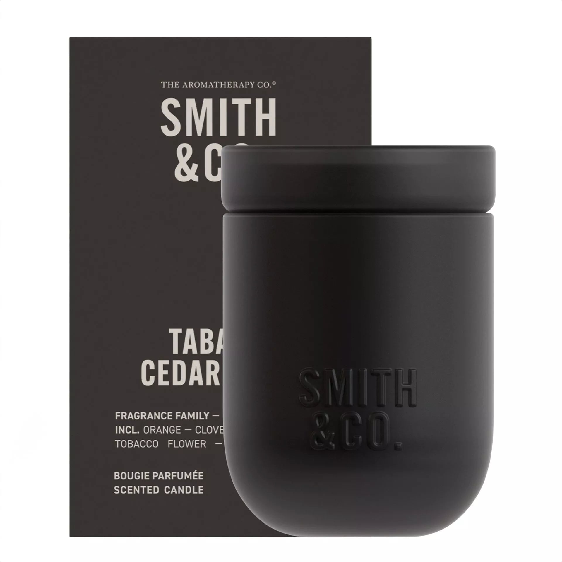 Smith & Co 250g Candle – Tabac & Cedarwood