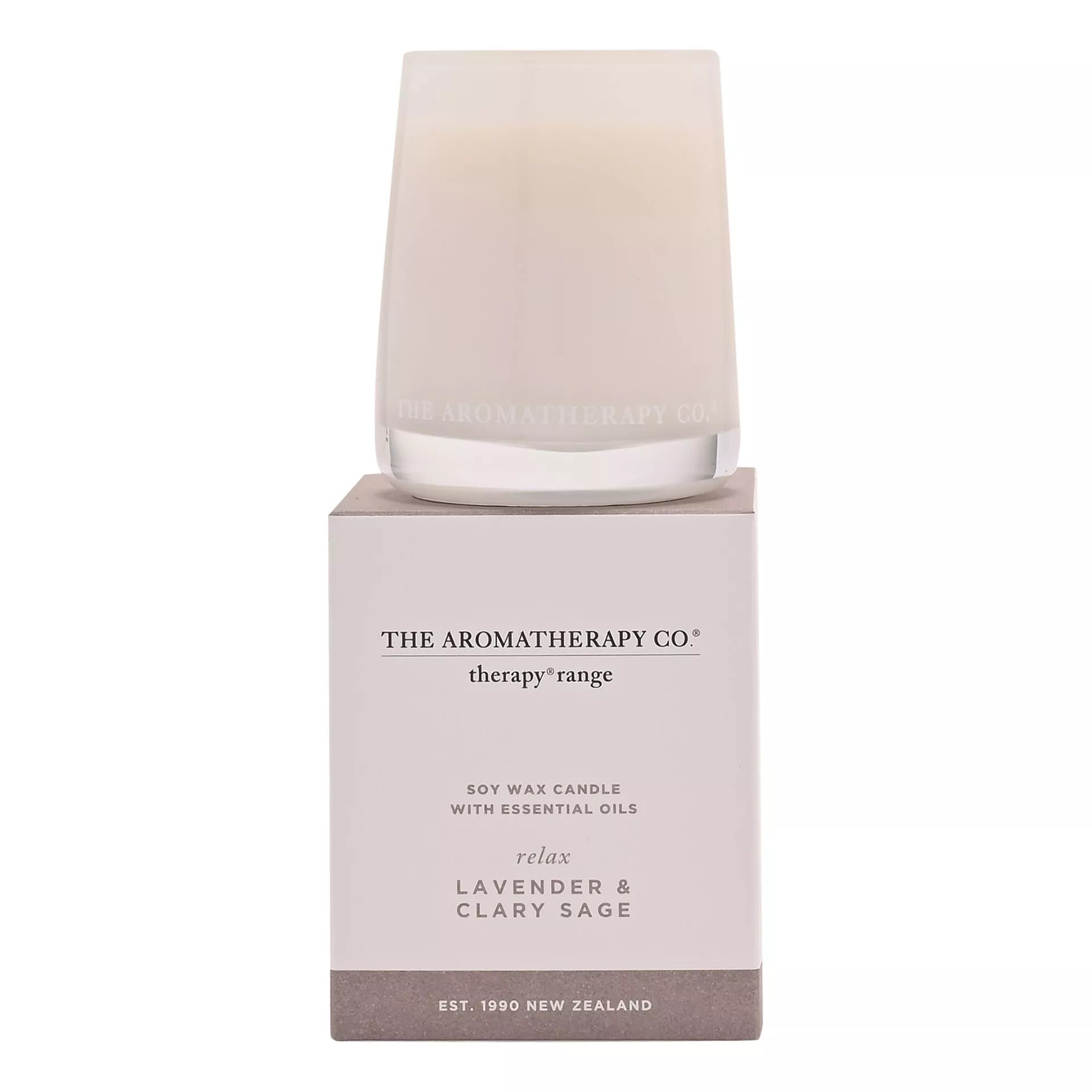 80g Relax Therapy Candle – Lavender & Clary Sage