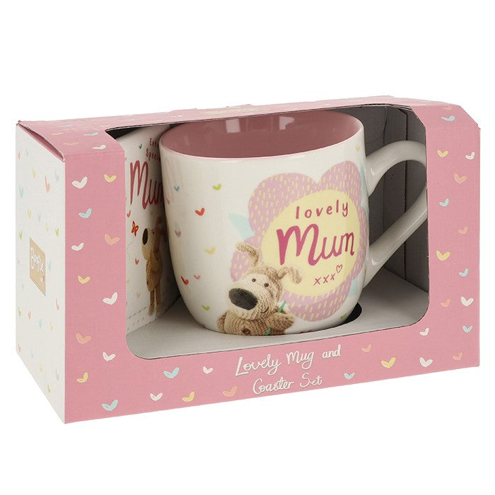 Boofle Female Mug & Coaster Set Mummy