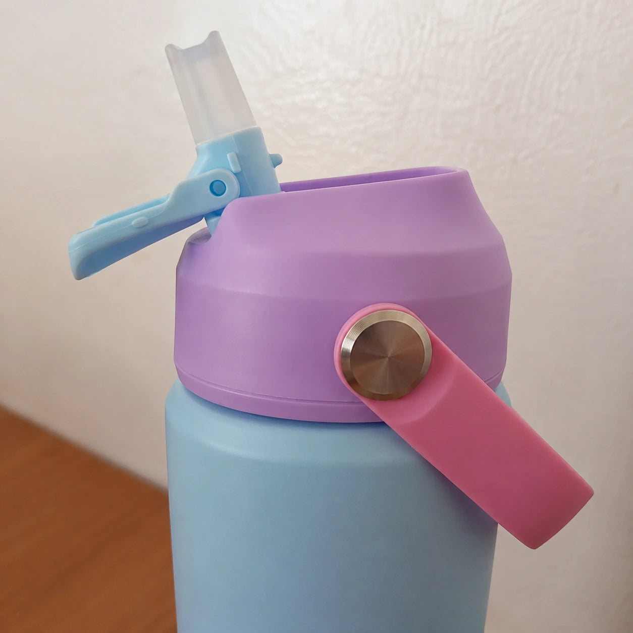 Kids Insulated Water Bottle with Straw-530ml