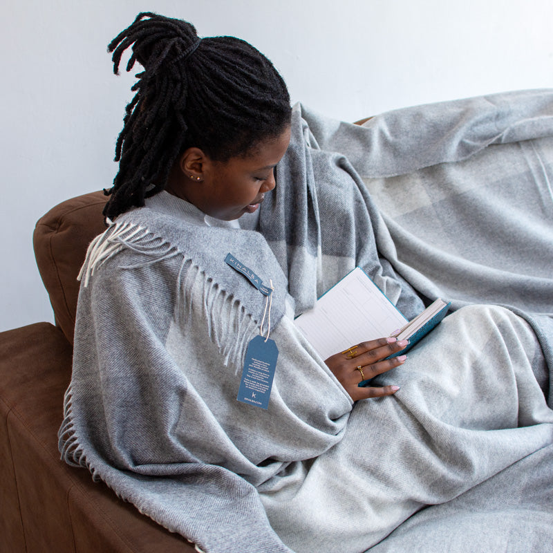 Balvenie Reiver Check Cashmere Throw By Kinalba