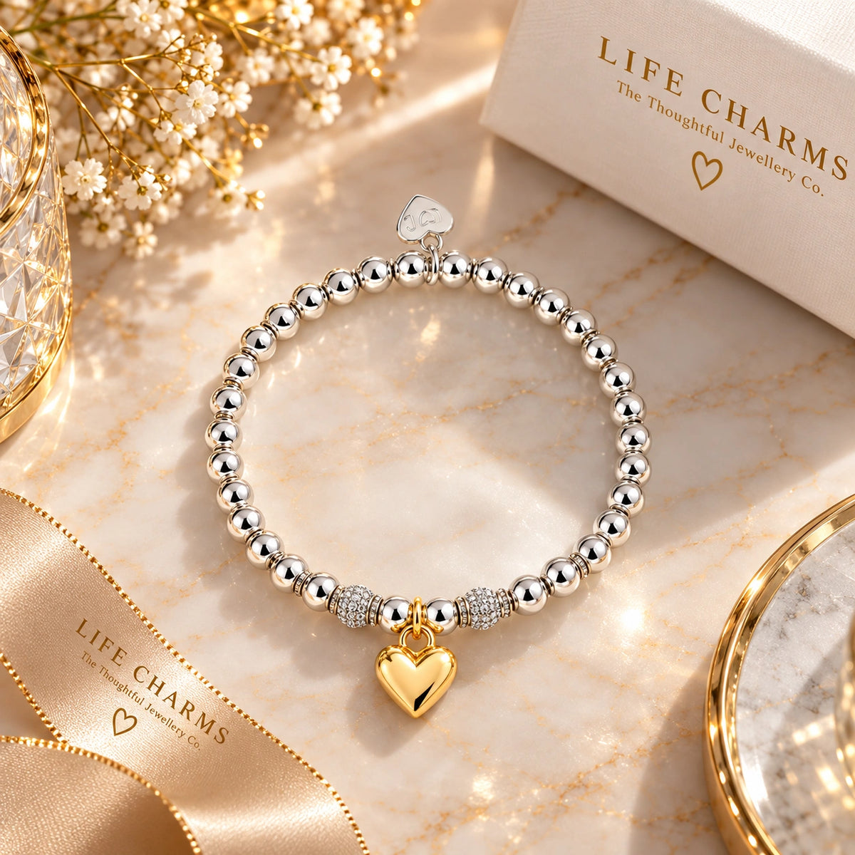 40th birthday charm bracelet, Purpink Kenya