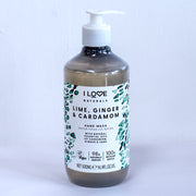 I LOVE Hand Wash Lime, Ginger & Cardamom