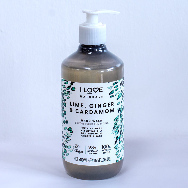 I LOVE Hand Wash Lime, Ginger & Cardamom