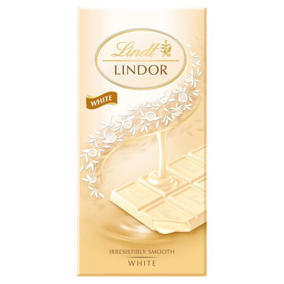 Lindt Lindor White Chocolate Bar 100g