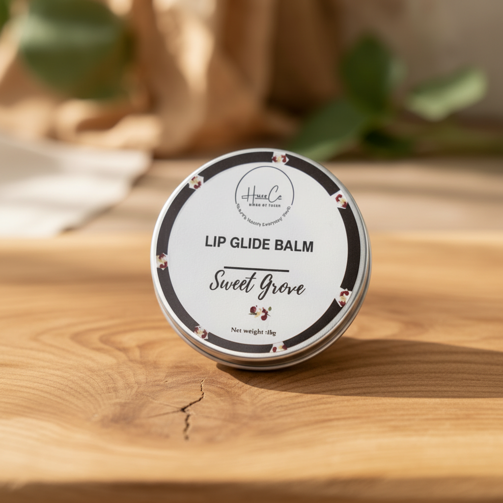 Sweet Grove Lip Glide Balm – 10g Hydrating Lip Care Jar