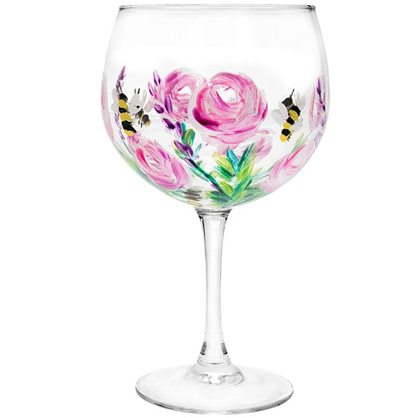 Flowers & Bees Gin Glass - 600ml
