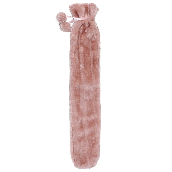 Pink Faux Fur 30 Inch Hot Water Bottle